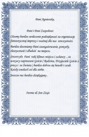 Referencje od Iwony i Jana