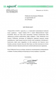 Referencje od firmy AGRECOL