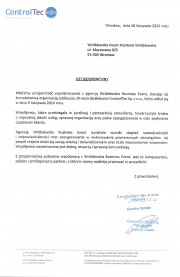 Referencje od firmy CONTROLTEC